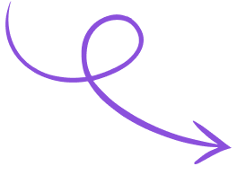 looping purple arrow pointing at an image of devices